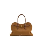 JW PEI Adele Metal Rope Knot Tote Bag in Caramel Brown
