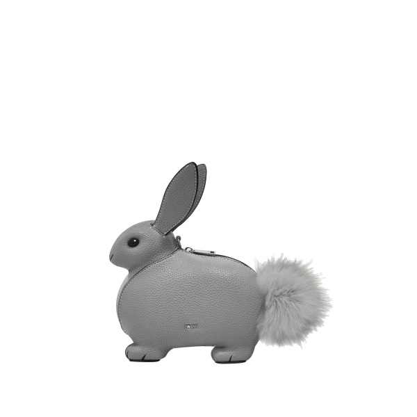 JW PEI Alena Bunny Crossbody Bag in Grey