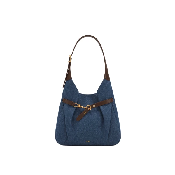 JW PEI Alina Hobo Bag in Dark Blue Denim