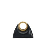 JW PEI Amiya Leaf Handle Sculpture Bag in Black