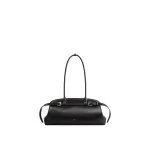 JW PEI Arden Belt Detail East-West Shoulder Bag in Black | Shoulder & Crossbody Bags | Coveti JW PEI Arden Belt Detail East-West Shoulder Bag in Black