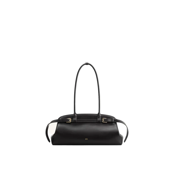 JW PEI Arden Belt Detail East-West Shoulder Bag in Black
