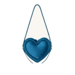 JW PEI Arlene Velvet Heart Shaped Bag in Blue