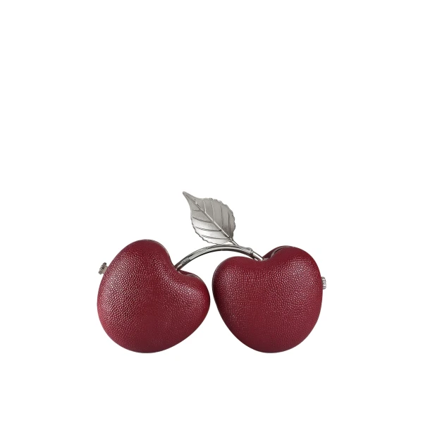 JW PEI Aureline Cherry Shaped Clutch in Red