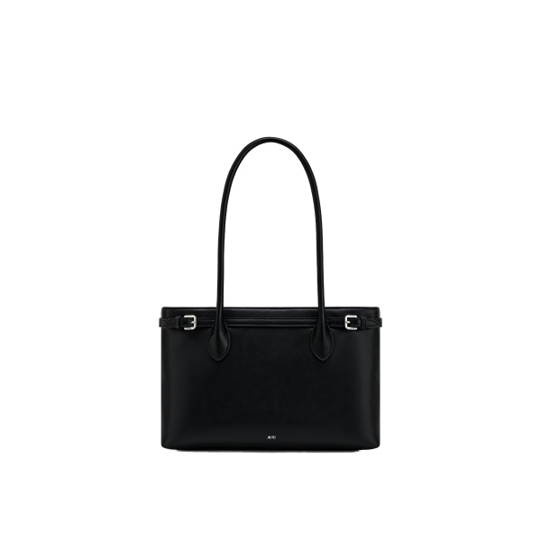 JW PEI Camille Buckle Strap Tote Bag in Black