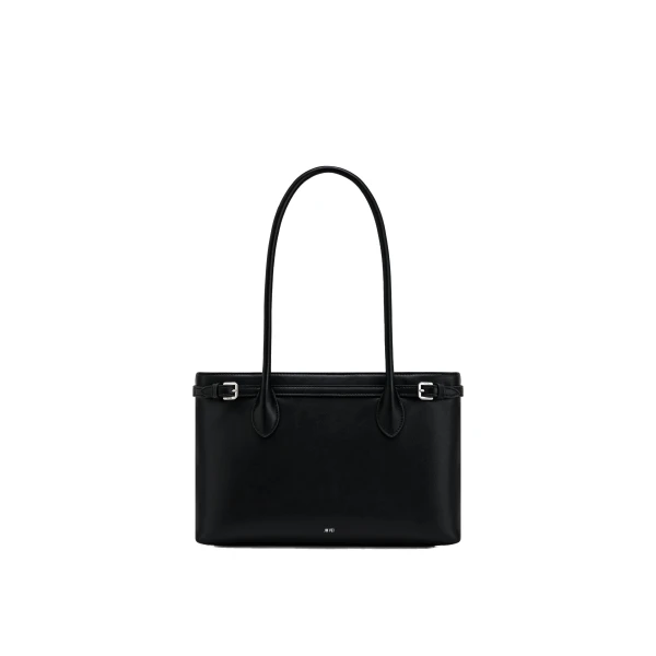 JW PEI Camille Buckle Strap Tote Bag in Black