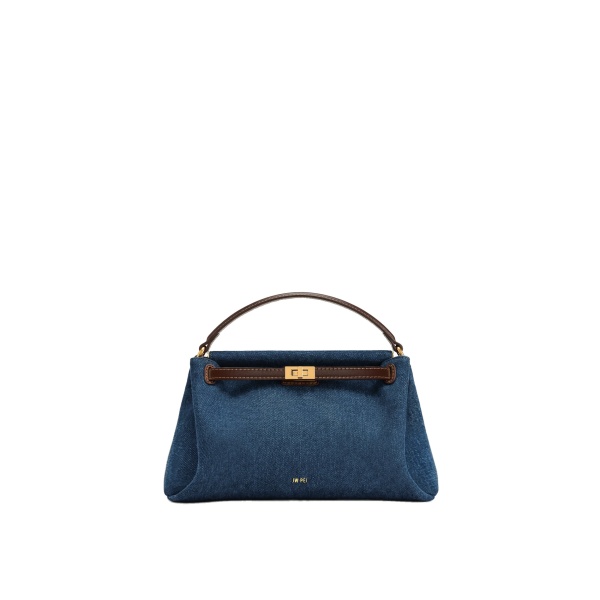 JW PEI Carmen Top Handle Bag in Blue Denim