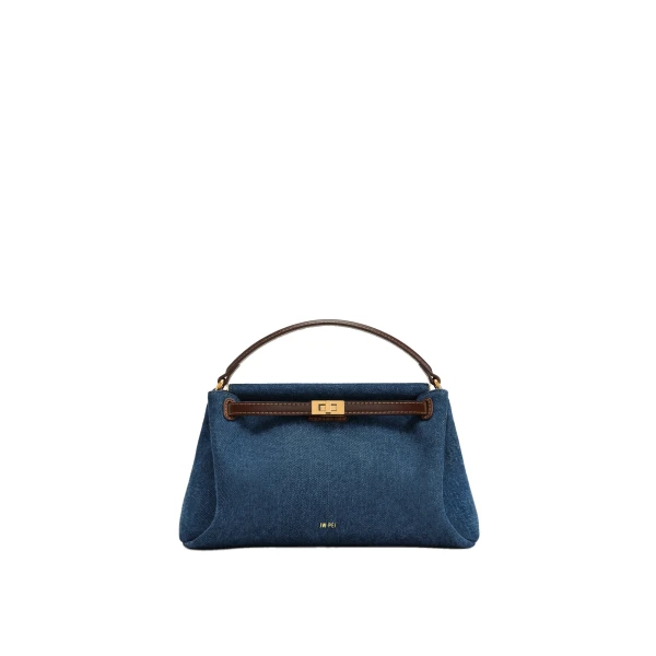 JW PEI Carmen Top Handle Bag in Blue Denim