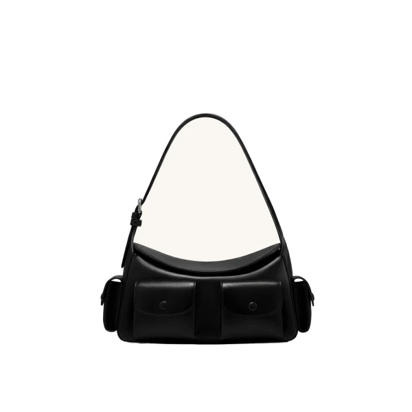 JW PEI Corinne Multi-Pocket Shoulder Bag in Black