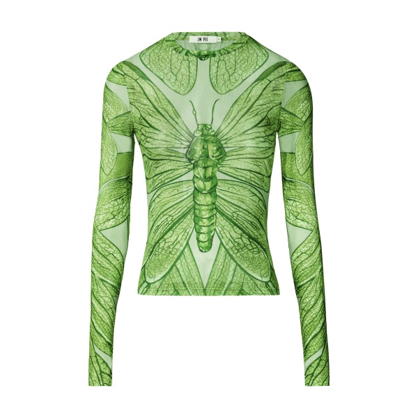 JW PEI Dragonfly Vein Sheer Top