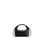 JW PEI Ellie Metal Ring Embellished Top Handle Bag in Black