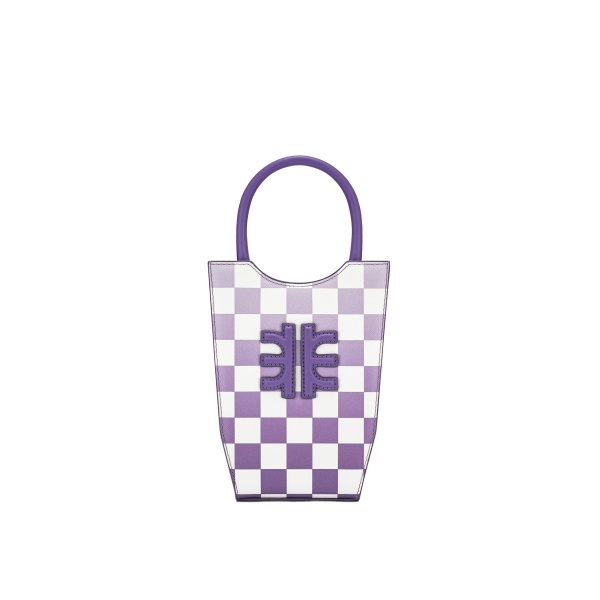 JW PEI FEI Gradient Checkerboard Phone Bag in Purple