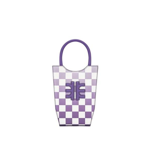 JW PEI FEI Gradient Checkerboard Phone Bag in Purple