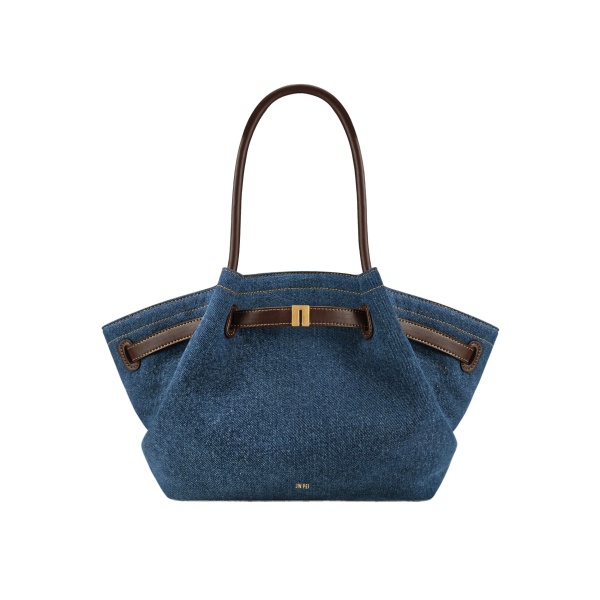 JW PEI Hana Large Tote Bag in Dark Blue Denim
