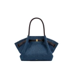 JW PEI Hana Medium Denim Tote Bag in Blue Denim