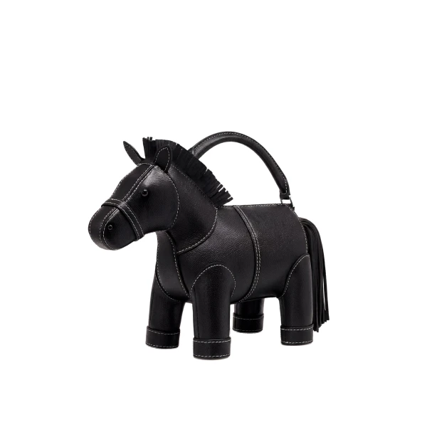 JW PEI Harper Horse Top Handle Bag in Black