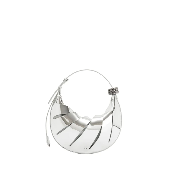JW PEI Jana Hollow Out Shoulder Bag in Silver