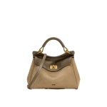JW PEI Lucia Classic Faux Suede Top Handle Bag in Taupe