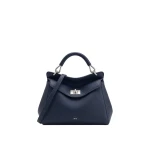 JW PEI Lucia Classic Top Handle Bag in Navy Blue