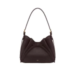 JW PEI Mabel Soft Bow Shoulder Bag in Dark Brown
