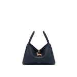 JW PEI Maelle Dachshund Charm Double Handle Bag in Dark Blue
