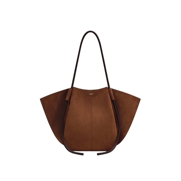 JW PEI Nala Faux Suede Wide Tote Bag in Brown