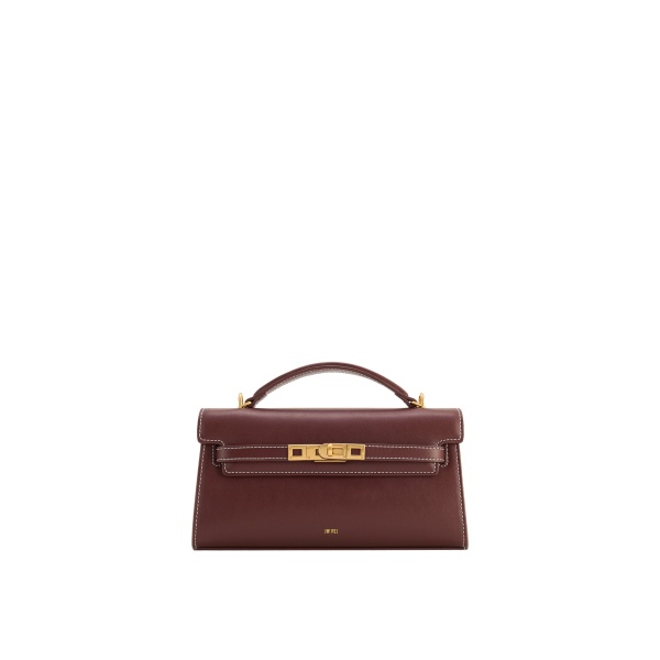 JW PEI Noor Top Handle Bag in Reddish Brown
