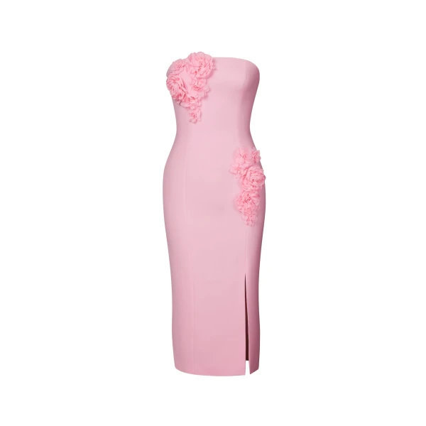 Petal Perfection Cocktail Dress in Pink