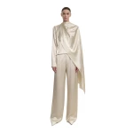 JW PEI Satin Wide-Leg Trousers