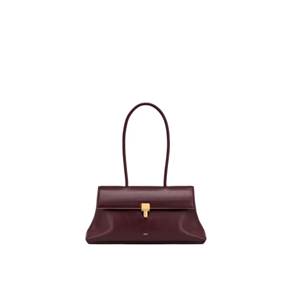 JW PEI Selene Lock Flap Shoulder Bag in Burgundy