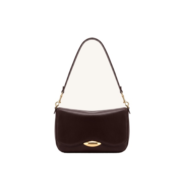 JW PEI Sofia Classic Flap Shoulder Bag in Dark Brown