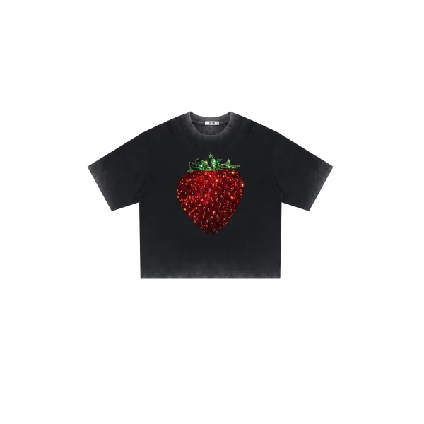 JW PEI The Crystal Strawberry Graphic Tee