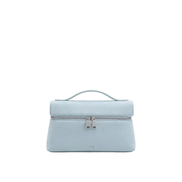 JW PEI Thea Faux Suede Top Handle Bag in Light Blue