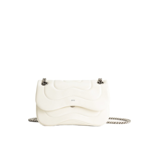 JW PEI Tina Quilted Chain Crossbody in Ivory