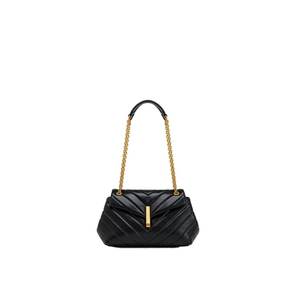 JW PEI Valerie Quilted Chain Flap Shoulder Bag in Black