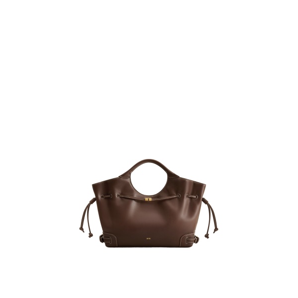 JW PEI Virelle Drawstring Tote Bag in Brown