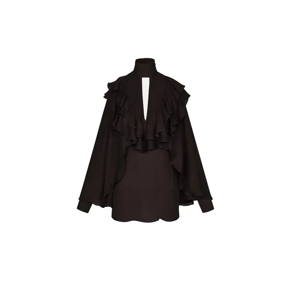 Johanna Ortiz Aroma Invernal Top in Dark Chocolate