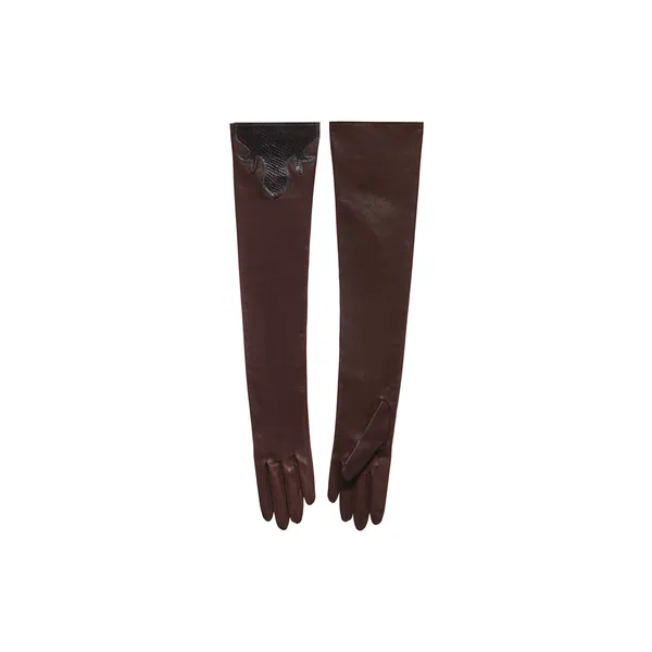 Cardinal Elegance Gloves in Dark Chocolate