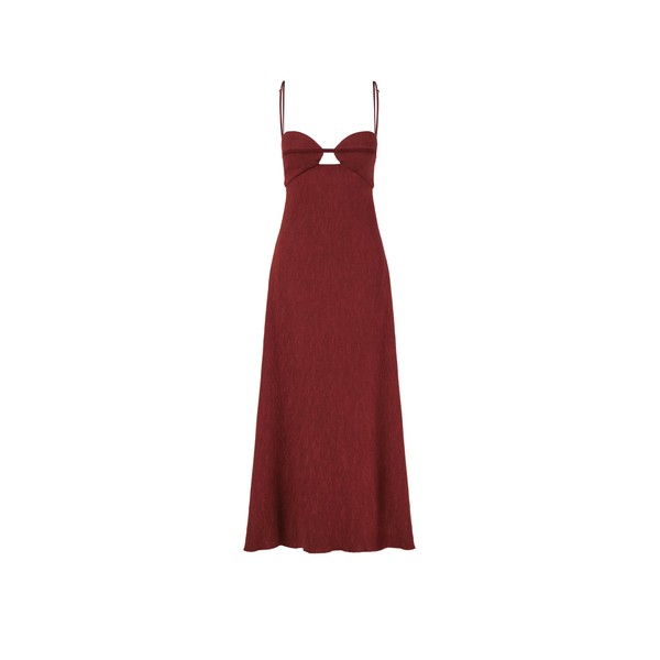 Johanna Ortiz Dream Spinner Dress in Wine