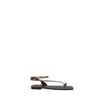 Johanna Ortiz Flamenco Echoes sandal in Copper and Dark Chocolate