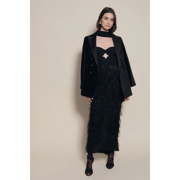 Herencias Del Alma Jacket in Black - Image 5