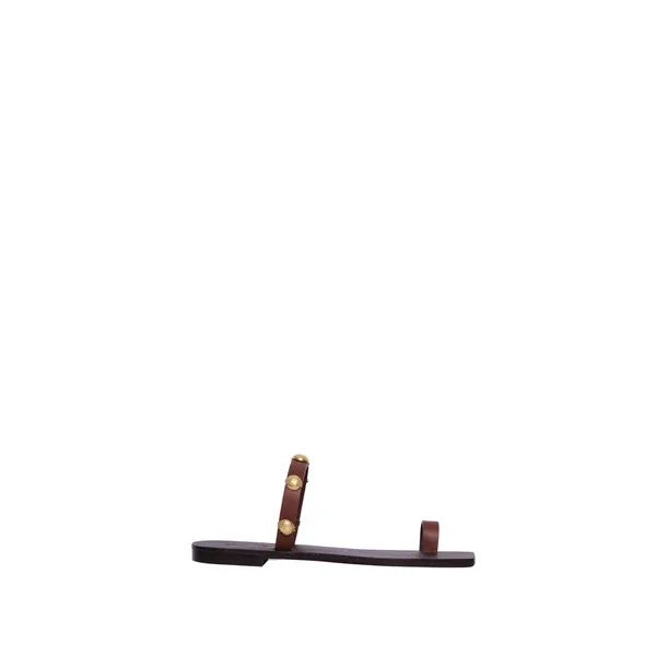 Jungle Luxe Sandal in Warm Brown and Gold