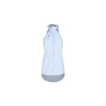 Johanna Ortiz Modern Inner Balance Shirt in Blue and Ecru