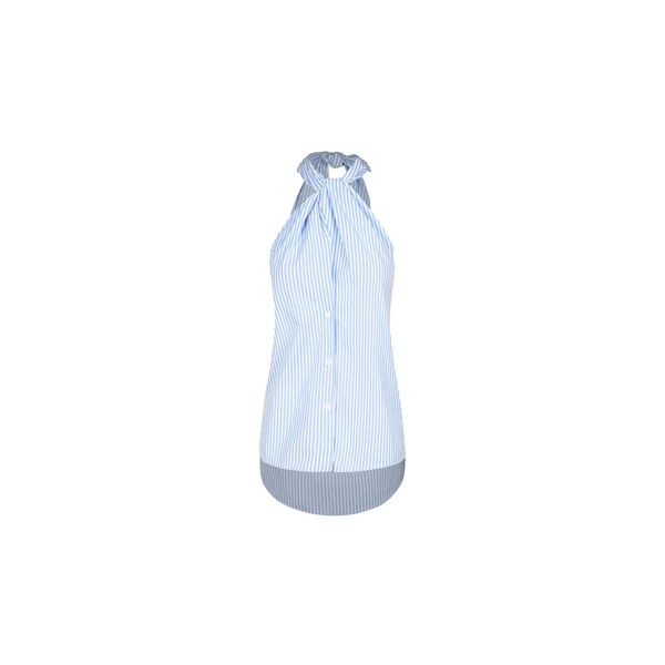 Modern Inner Balance Shirt in Blue and Ecru