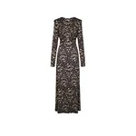 Johanna Ortiz Playful Grace Dress in Black and Ecru