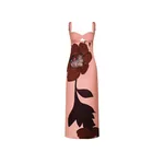Johanna Ortiz Powerful Stitches Dress in Rose