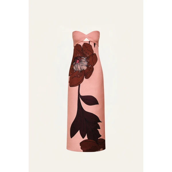 Powerful Stitches Dress in Rose - Image 5