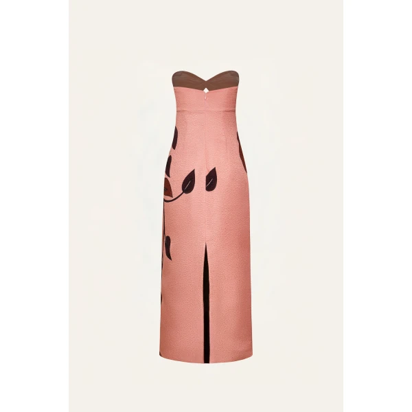 Powerful Stitches Dress in Rose - Image 6