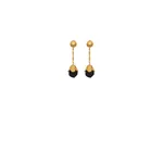 Johanna Ortiz Rooted In Light Earrings in Gold and Black