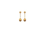 Johanna Ortiz Rooted In Light Earrings in Gold and Warm Brown